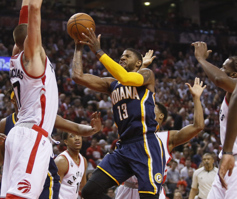 USP NBA: PLAYOFFS-INDIANA PACERS AT TORONTO RAPTOR S BKN CAN ON